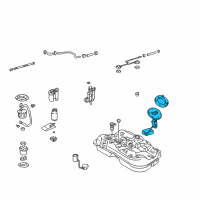 OEM Toyota Highlander Fuel Gauge Sending Unit Diagram - 83320-49175
