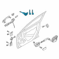 OEM Toyota Yaris Cylinder & Keys Diagram - 69052-WB001