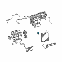 OEM Toyota Sienna Expansion Valve Diagram - 88515-08170