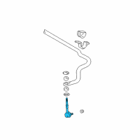 OEM Toyota Tundra Stabilizer Link Diagram - 48820-35021