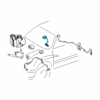 OEM Toyota Tundra Steering Sensor Assembly Diagram - 89245-33010
