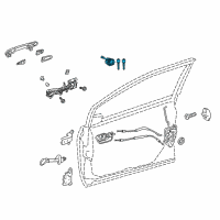 OEM Toyota Prius Prime Cylinder & Keys Diagram - 69005-47230