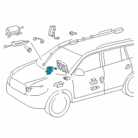 OEM Toyota Prius Angle Sensor Diagram - 84306-0E010