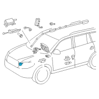 OEM Toyota Sienna Front Sensor Diagram - 89173-09590