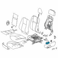 OEM Toyota RAV4 Seat Switch Diagram - 84070-0R010