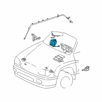 OEM Toyota Clock Spring Diagram - 84306-0C021