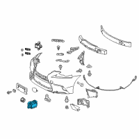 OEM Toyota 4Runner Reverse Sensor Diagram - 89341-53030