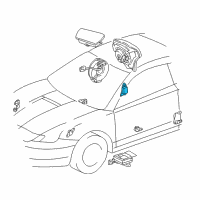 OEM Toyota Celica Side Sensor Diagram - 89860-20030