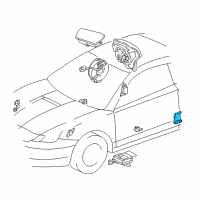 OEM Toyota Celica Side Sensor Diagram - 89830-20030