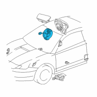 OEM Toyota Celica Clock Spring Diagram - 84306-44010