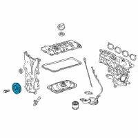 OEM Toyota Prius C Crankshaft Damper Diagram - 13407-21070