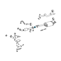 OEM Scion tC Intermed Pipe Gasket Diagram - 17451-0D150