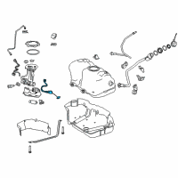 OEM Toyota Camry Fuel Gauge Sending Unit Diagram - 83320-06210