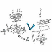 OEM Toyota Tundra Timing Chain Diagram - 13506-0S020
