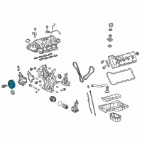 OEM Toyota Crankshaft Damper Diagram - 13470-0S010
