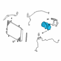 OEM Toyota Compressor Assembly Diagram - 88310-0R014