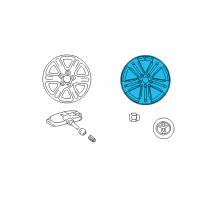 OEM Toyota Wheel, Alloy Diagram - 42611-48430