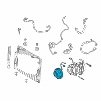 OEM Toyota Tundra Clutch Assembly Diagram - 88410-6A140