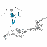OEM Toyota Prius C Fuel Pump Diagram - 77020-52451