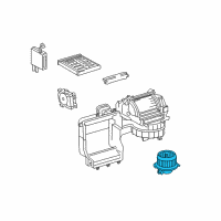 OEM Toyota Venza Fan Assembly Diagram - 87103-0E040