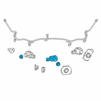 OEM Toyota Prius Prime Park Sensor Diagram - 89341-48040-A5