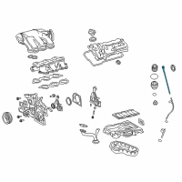 OEM Toyota Sienna Dipstick Diagram - 15301-0P030