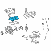 OEM Toyota Highlander Intake Manifold Diagram - 17111-0P040