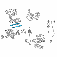 OEM Toyota Sienna Manifold Gasket Diagram - 17178-0P021