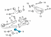 OEM Toyota Sienna Lateral Link Diagram - 48710-0E090
