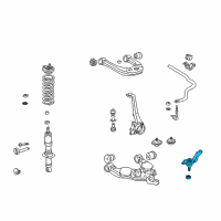 OEM Toyota Sequoia Lower Ball Joint Diagram - 43330-39466