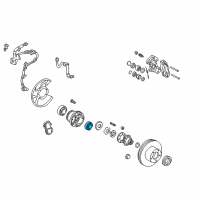 OEM Toyota Inner Bearing Diagram - 90080-36098