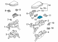 OEM Toyota Venza Relay Box Diagram - 82660-42110