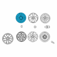 OEM Toyota Camry Spare Wheel Diagram - 42611-06160