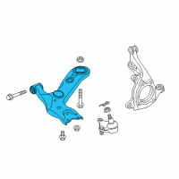 OEM Toyota Prius V Lower Control Arm Diagram - 48068-12300