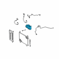OEM Scion xD Compressor Assembly Diagram - 88310-1A660
