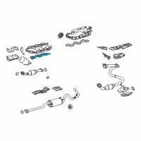 OEM Toyota Tundra Manifold Gasket Diagram - 17178-AD010
