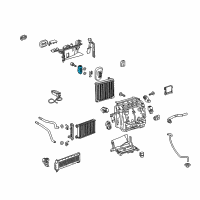 OEM Toyota C-HR Expansion Valve Diagram - 88515-F4020