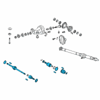 OEM Scion Axle Assembly Diagram - SU003-00785