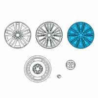 OEM Toyota Avalon Wheel, Alloy Diagram - 42611-07160