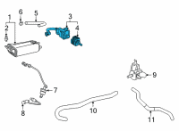 OEM Toyota RAV4 Pump Assembly Diagram - 77730-42010