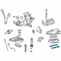 OEM Toyota 4Runner Manifold Gasket Diagram - 17177-31051