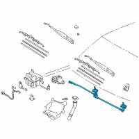 OEM Toyota 4Runner Linkage Assembly Diagram - 85150-04020