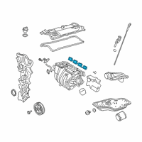 OEM Toyota Sienna Manifold Gasket Diagram - 17171-25010