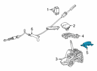 OEM Toyota C-HR Shifter Diagram - 33560-0R070