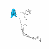 OEM Toyota Power Steering Pump Reservoir Diagram - 44360-04010