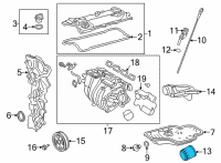 OEM Toyota MR2 Spyder Filter Element Diagram - 90915-YZZN1