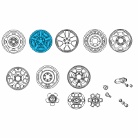 OEM Toyota Tacoma Wheel, Steel Diagram - 42601-AD020