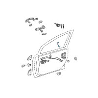 OEM Toyota Prius Lock Rod Diagram - 69311-47030