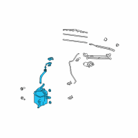OEM Scion xB Reservoir Assembly Diagram - 85315-12630