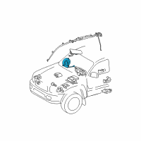 OEM Toyota Tundra Clock Spring Diagram - 84306-0C010